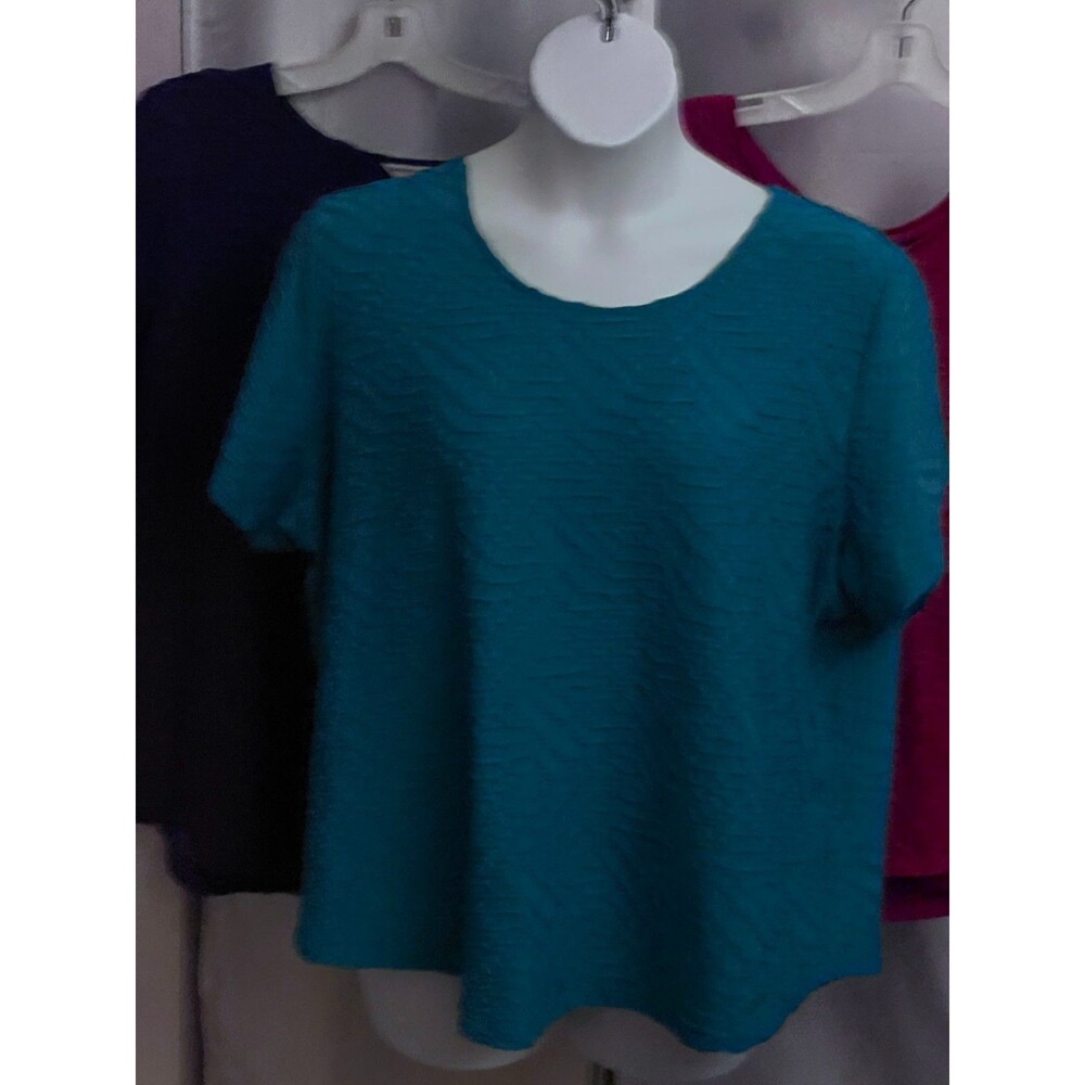 Allison Daley crinkle blouses (3) size 3X